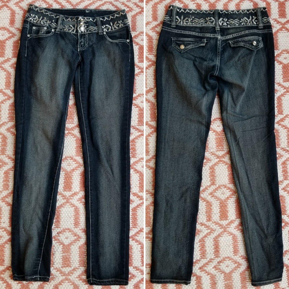 Diamante Jeans size 7